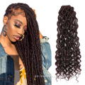 Curly Goddess Locs Crochet Hair para mujeres negras